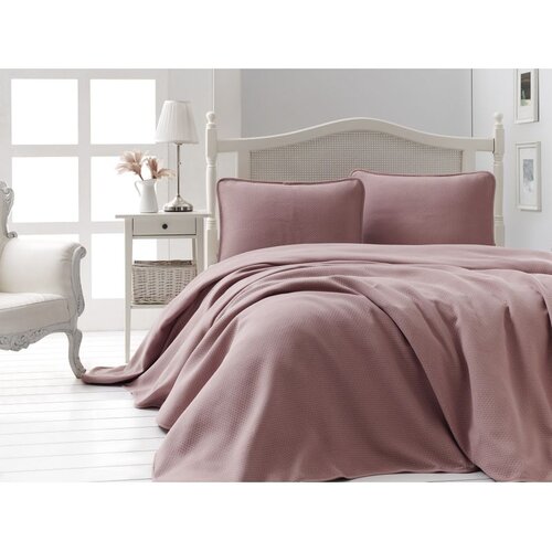 Liv Set Prekrivač za bračni krevet Liv, 220x240cm, roze Slike