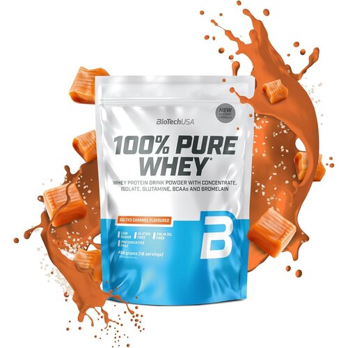 Biotechusa 100% pure whey – premium izolat surutke sa 24g proteina po obroku - slana karamela 454g Cene