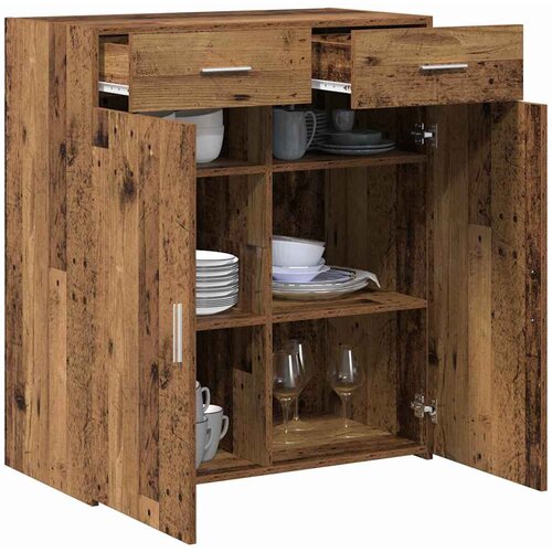  za pohranu s ladicama Staro drvo 80 x 42.5 x 93.5 cm Slike