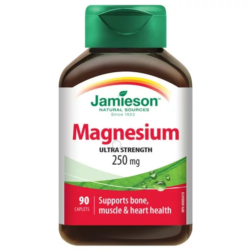 Jamieson Magnezij Ultra Strength , 250 mg (90 obloženih tablet)