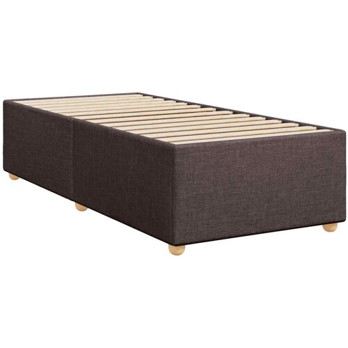  Boxspring krevet s madracem Tamno smeđa 80 x 200 cm Tkanina - Tamno smeđa 80 x 200 cm Prošiveno gumbima Cene