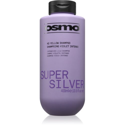 OSMO Super Silver No Yellow Shampoo &amp;scaron;ampon proti rumenim tonom za blond in sive lase 400 ml Slike