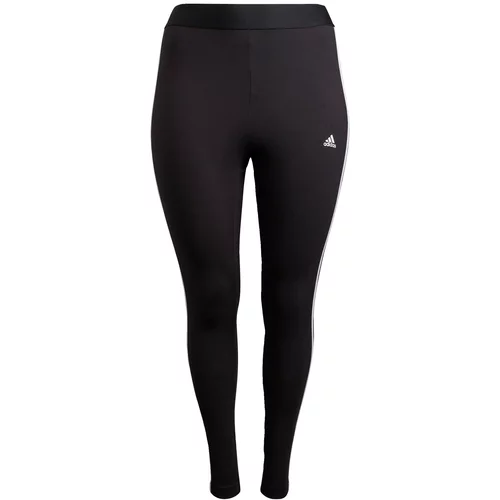 ADIDAS SPORTSWEAR Sportske hlače 'Essentials 3-Stripes ' crna / bijela