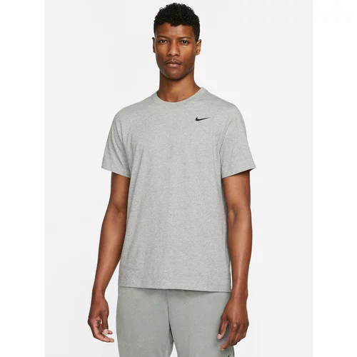 Nike Tehnička sportska majica siva / crna