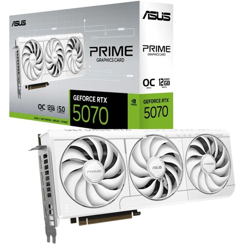 Asus Grafična kartica nVidia RTX5070 Prime OC Edition bela - 12GB GDDR7 (90YV0M19-M0NA00), (5000054155) Cene