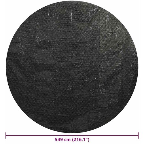  Pokrivač za bazen crni 549 cm PE Slike