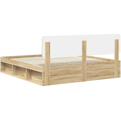 Okvir za krevet Sonoma 200 x 200 cm Čvrsto borovo drvo Slike