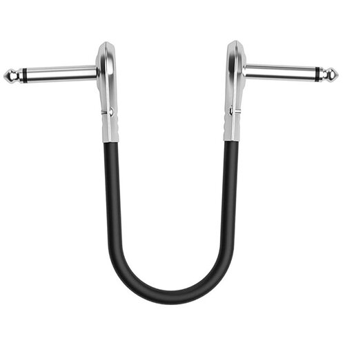 INF 6.35mm mo&scaron;ki na mo&scaron;ki 90-stopinjski plo&scaron;čati kabel za kitarski efekt pedal 15 cm, (5000090834) Cene