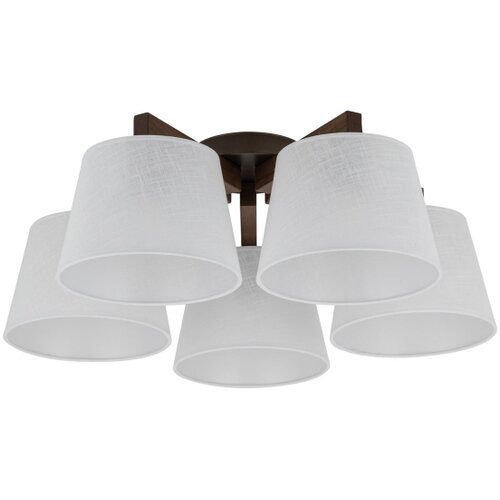 Brilagi plafonski luster latte 5xE27/15W/230V borovina/bela Slike