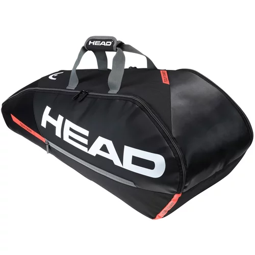 Head Tour Team 6R Black/Orange Racket Bag