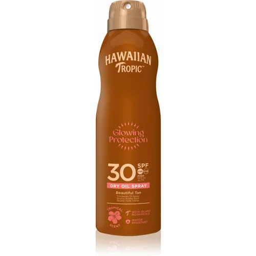 Hawaiian Tropic Glowing Protection Dry Oil Spray suho ulje za sunčanje u spreju SPF 30 180 ml