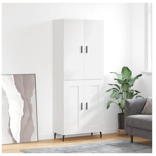 vidaXL Visoka komoda bijela 69 5x34x180 cm konstruirano drvo Cijene