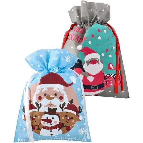 Festa Baggy, vrećica za poklon, Merry Christmas, Deda Mraz, miks, L Cene