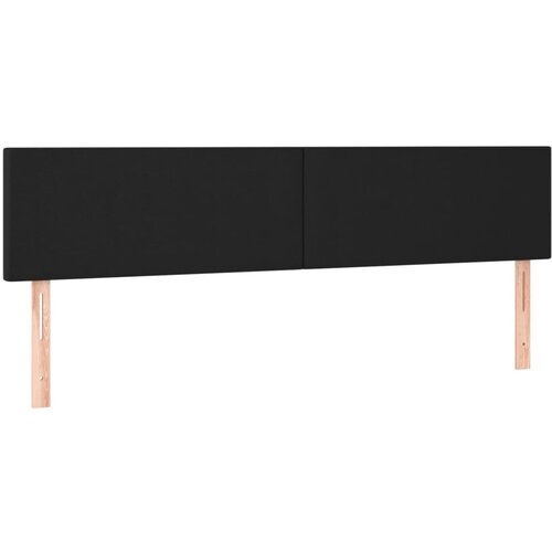  Krevet s oprugama i madracem crni 120x190 cm od umjetne kože Slike