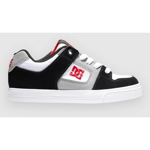 DC Pure Kids Skate cevlji white / black / red Cene