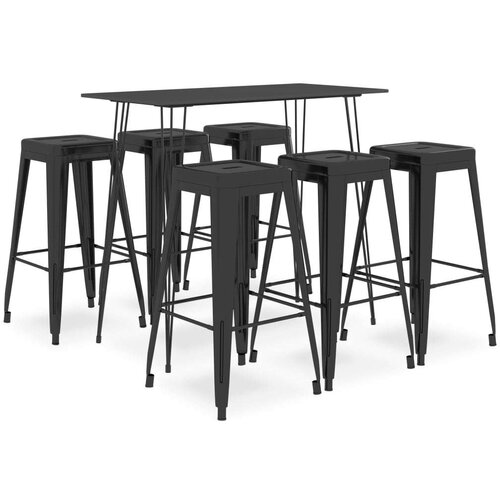  7-dijelni barski set crni Cijene