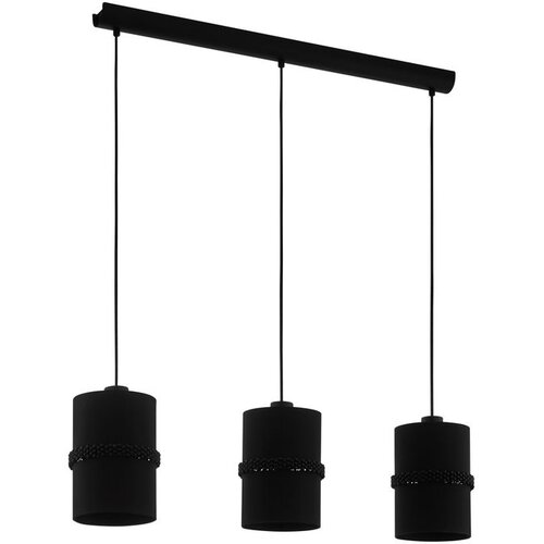 Eglo Viseća lampa PARAGUAIO 3xE27 85 cm crna 390034 Cene