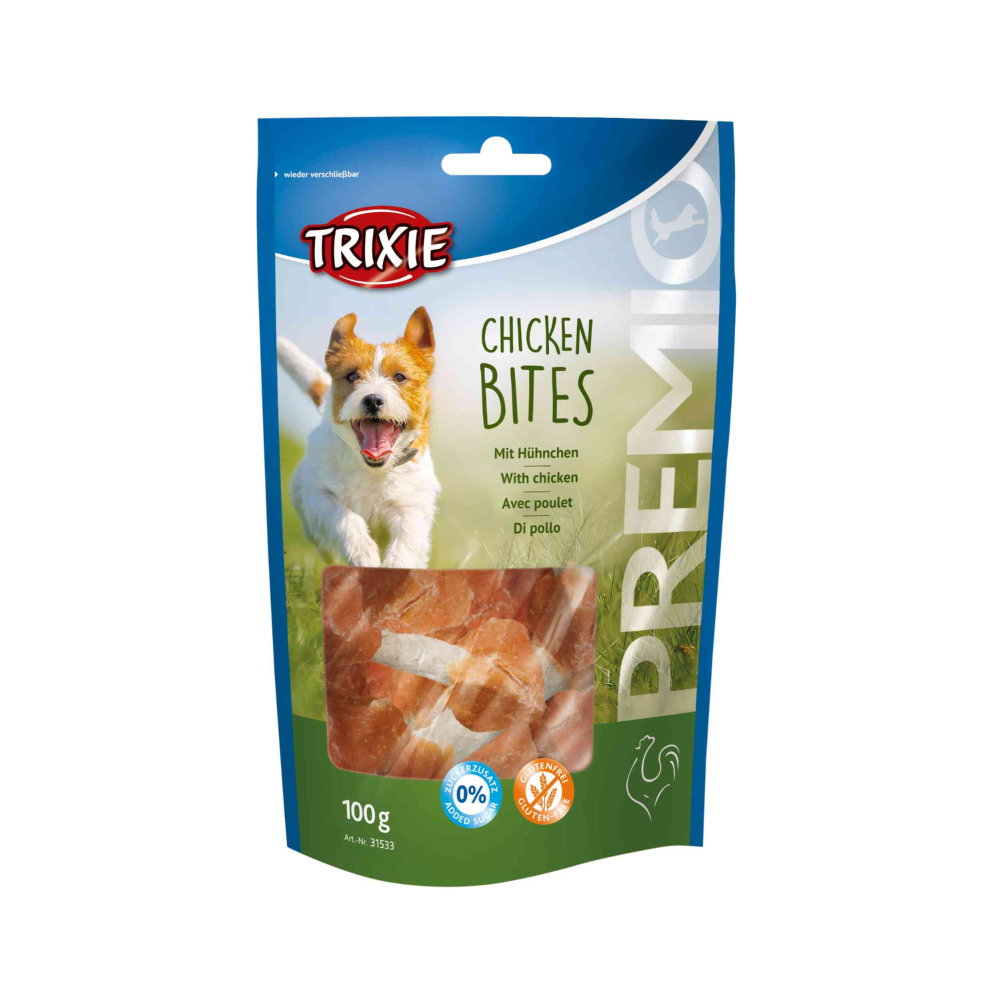 Trixie chicken bites poslastica za pse od piletine i kože 100g Cene