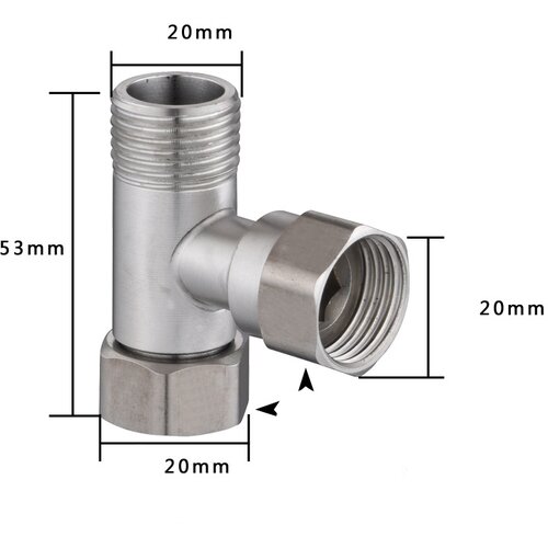 INF T-spojka iz nerjavečega jekla 304 za cev pipe, (21534135) Slike