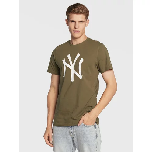 New Era Majica New York Yankees Team Logo 11863694 Zelena Regular Fit