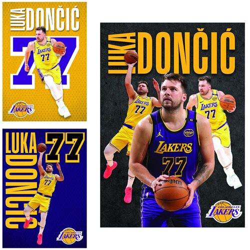 Zvezek A5, Luka Dončić, črte z robom, 54 listov, sortirano Slike