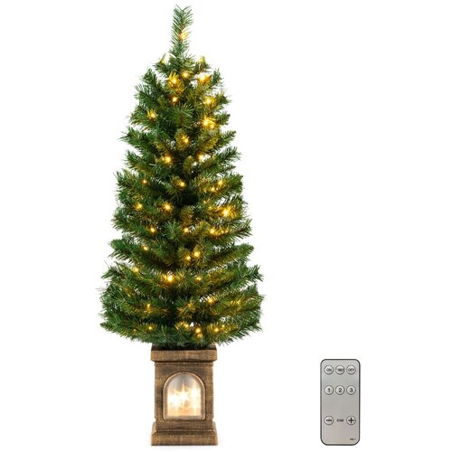 Costway Umetno božično drevo 100 LED lučk 120 cm, (5000065468) Cene