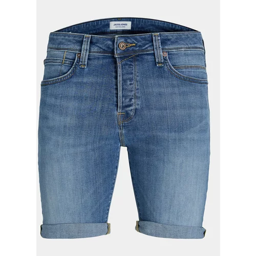 Jack & Jones Jeans kratke hlače Jjirick 12250488 Modra Regular Fit