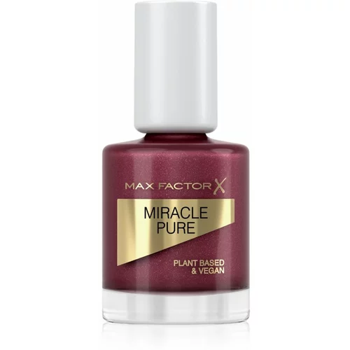 Max Factor Miracle Pure dolgoobstojen lak za nohte odtenek 373 Regal Garnet 12 ml
