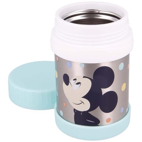 NOBRAND Mickey Mouse, Termo posoda za hrano 284ml z nepredu&amp;scaron;nim pokrovom, Modra, (5000071488) Slike