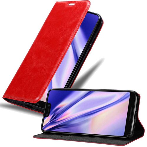 Cadorabo Ohi&scaron;je, združljivo z Google PIXEL 3 XL v rdeče jabolko - Za&scaron;čitni ovitek z magnetnim zapiranjem, stoječo funkcijo in režo za kartice, (20550336) Cene