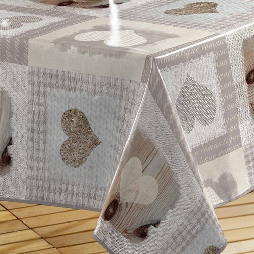 Douceur d int&amp;eacute;rieur Perivi stolnjak od PVC-a 140x240 cm Cosy Coeur &amp;ndash; Slike