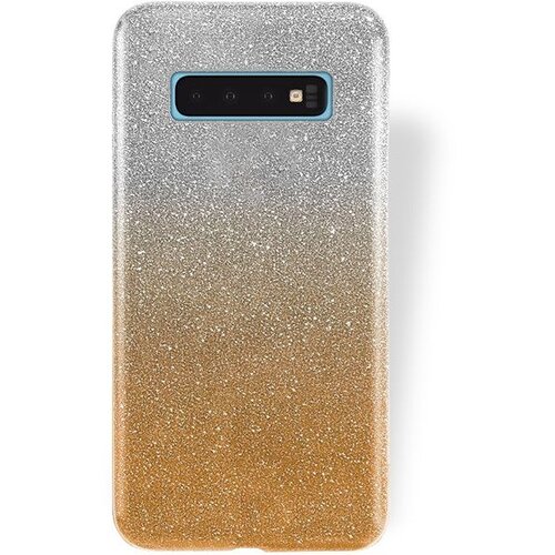  ovitek z ble&amp;scaron;čicami Bling za Samsung Galaxy S10 G973 zlat s srebrnimi ble&amp;scaron;čicami Slike