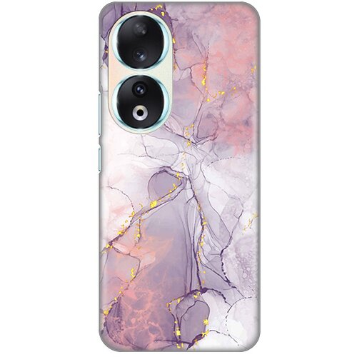 Torbica silikonska print za honor 90 pink marble Slike