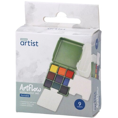 Professional Art Flow, vodena boja, set, pocket, 9K Slike