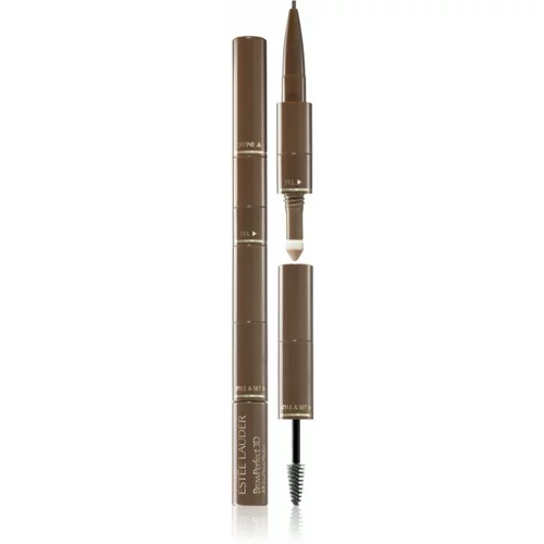 Estée Lauder BrowPerfect 3D All-in-One Styler svinčnik za obrvi 3v1 odtenek Taupe 2,07 g