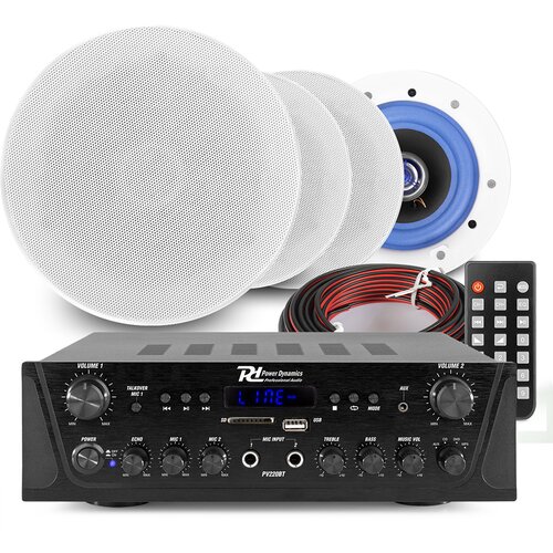  SET Kompletno ozvočenje 2 X Vgradni zvočnik NCSS5 &amp;amp; Ojačevalnik 2 Zone - Audio-Kondric Slike