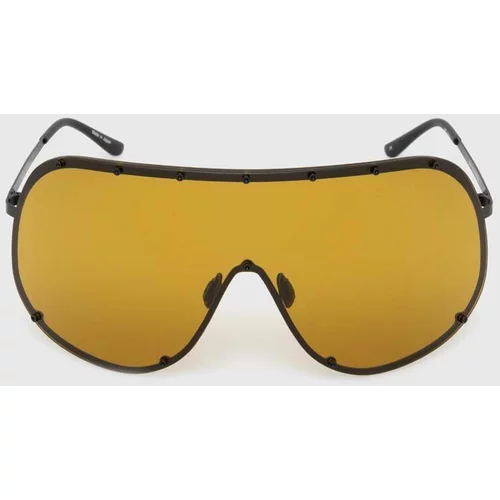 Rick Owens Sunčane naočale Occhiali Da Sole Sunglasses Shield boja: crna, RG0000006.GBLKBN.0945