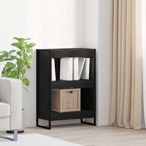 vidaXL Ormarić za knjige Crni hrast 80 x 30 x 155 cm Konstruirano drvo Cene