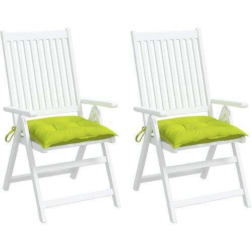 VidaXL Jastuci za palete 2 kom jarkozeleni 50x50x7 cm tkanina Oxford Slike