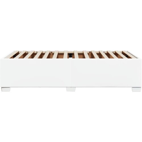  Okvir za krevet bijela 90x200 cm od umjetne kože Slike