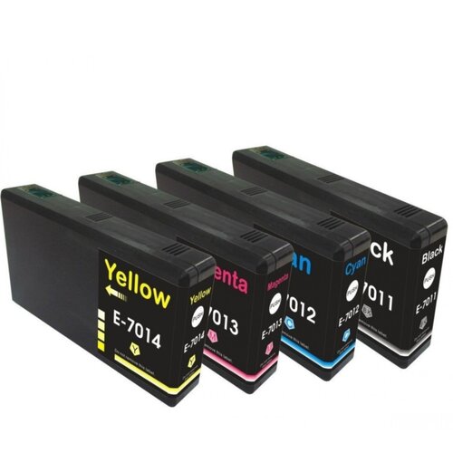 Epson T7015 , T7011 do T7014 , komplet 4 kompatibilne kartuše Cene