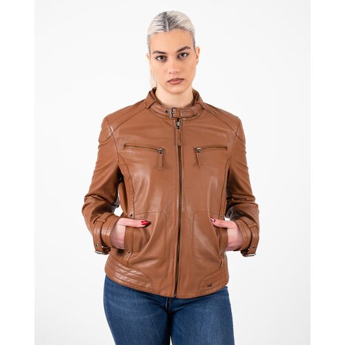 La Force Fashion Maze kožna jakna Ryana - Braon Cene