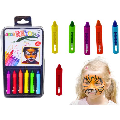  Set of 6 Colorful Face Painting Crayons Cijene