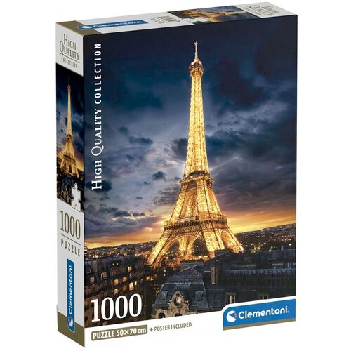 Clementoni Eiffelov toranj HQC sa puzzle posterom od 1000 komada - Cene