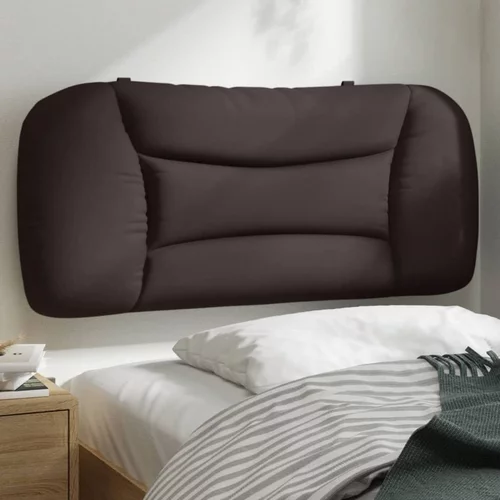 Jastuk za uzglavlje tamnosmeđi 80 cm od tkanine
