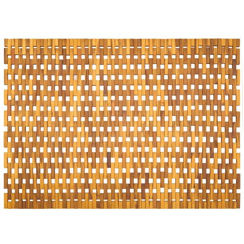  Tapeti za kupatilo Prirodna 95 x 140 cm Čvrsto drvo akacije Slike