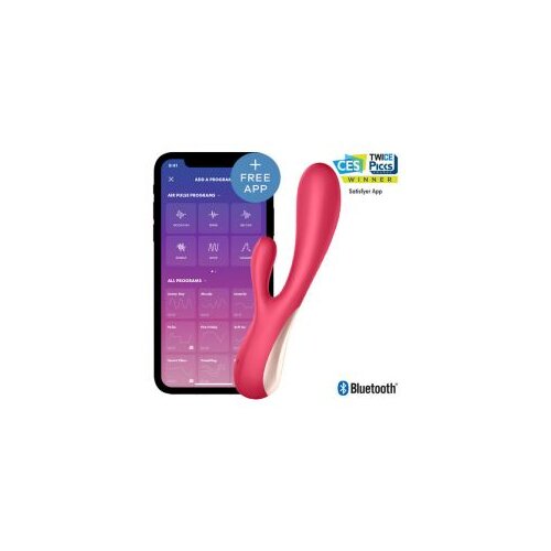 Satisfyer Rabbit vibrator Mono Flex APP rdeč Cene