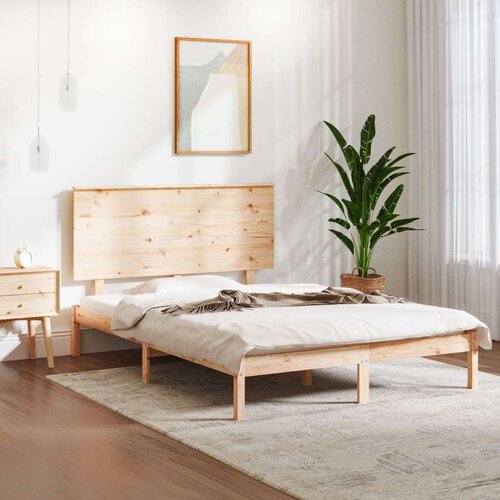  Posteljni okvir iz trdnega lesa 120x190 cm, (20684479) Slike
