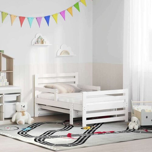  Okvir za krevet s madracem Bijelo 80 x 200 cm Slike