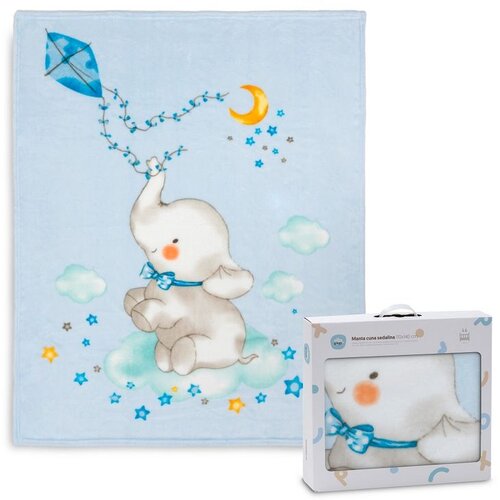 Interbaby dekica 110x140 cm Slonić plava Cijene